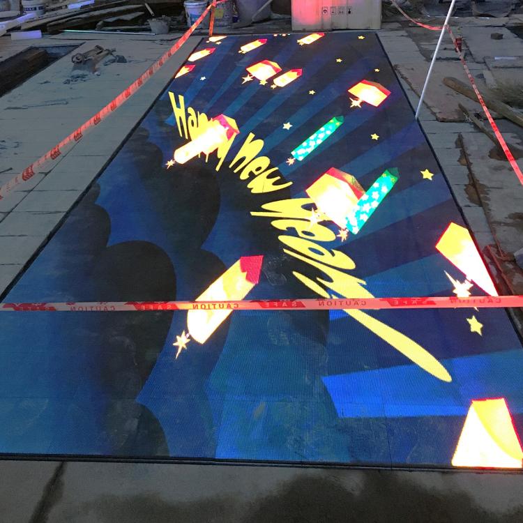 室內(nèi)LED互動(dòng)地磚屏